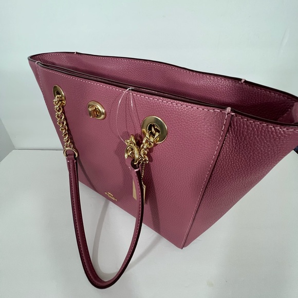 NWT COACH CHAIN TOTE HANDBAG  PURSE 57107 - Picture 4 of 13